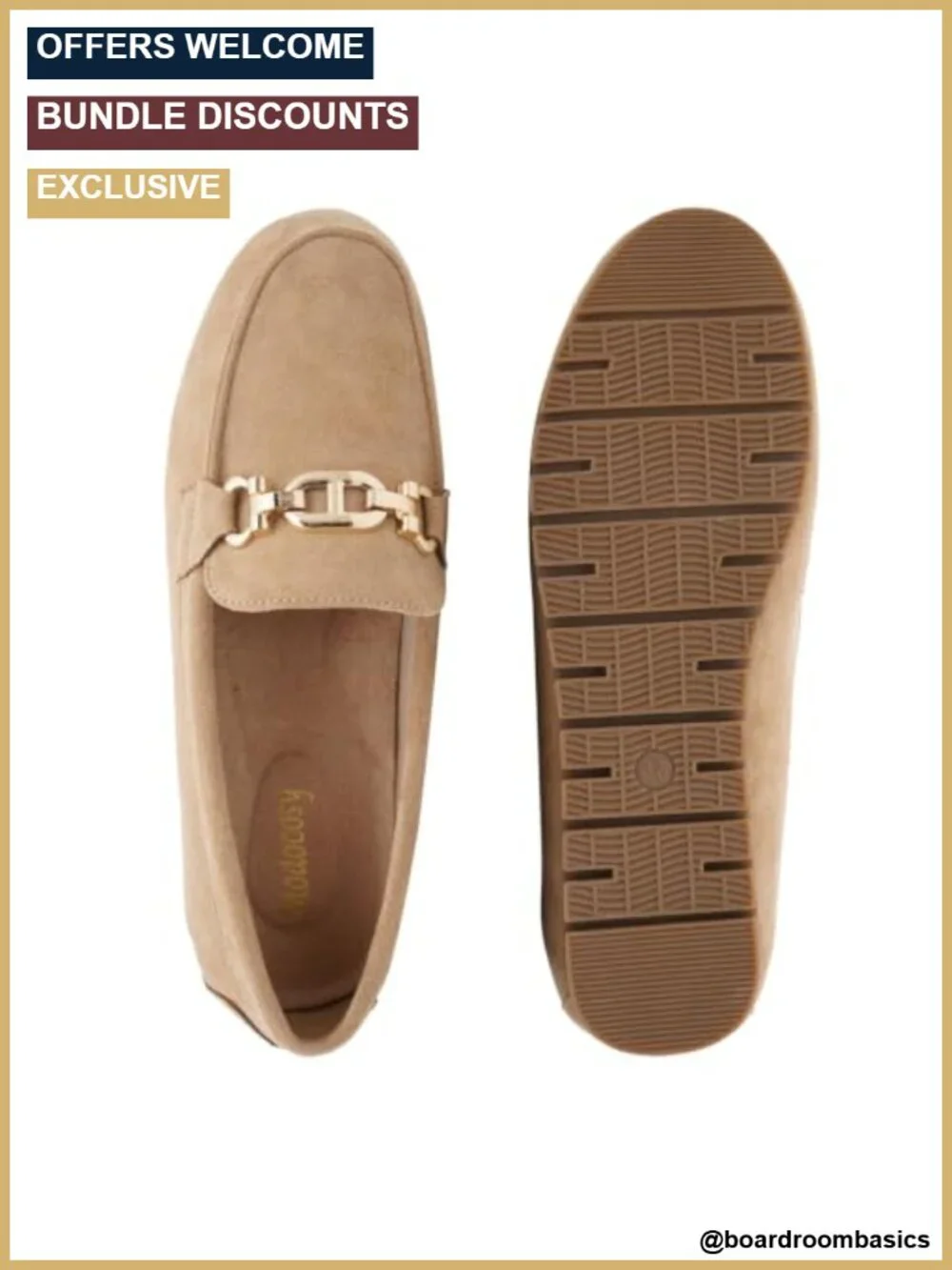 Comfortable Penny Slip-On Work Walking Flats | Lightweight Cushioned Loafers